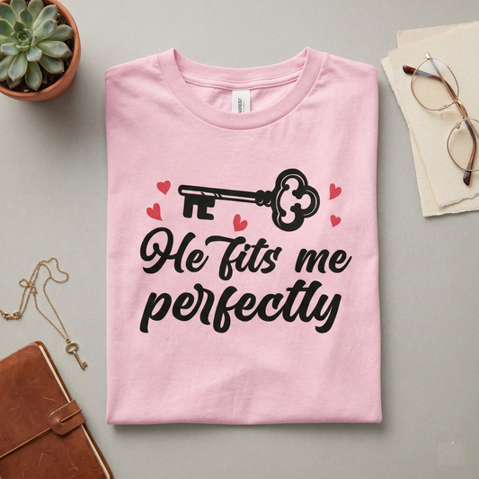 Lock Key Matching Couple Shirts, Valentine's Day Gift Set