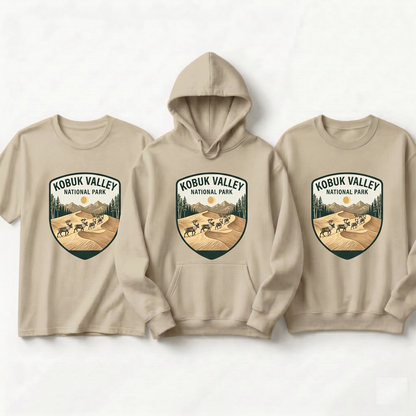 Kobuk Valley National Park Shirt, Alaska Caribou Hoodie, Vintage Sand Dunes Sweatshirt, Custom Alaska Nature Gift, National Park Apparel