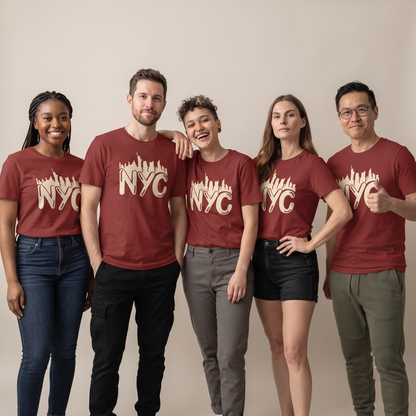 NYC Skyline Shirt, Retro New York Sweatshirt, Vintage New York City Hoodie, Personalized NYC Souvenir Gift