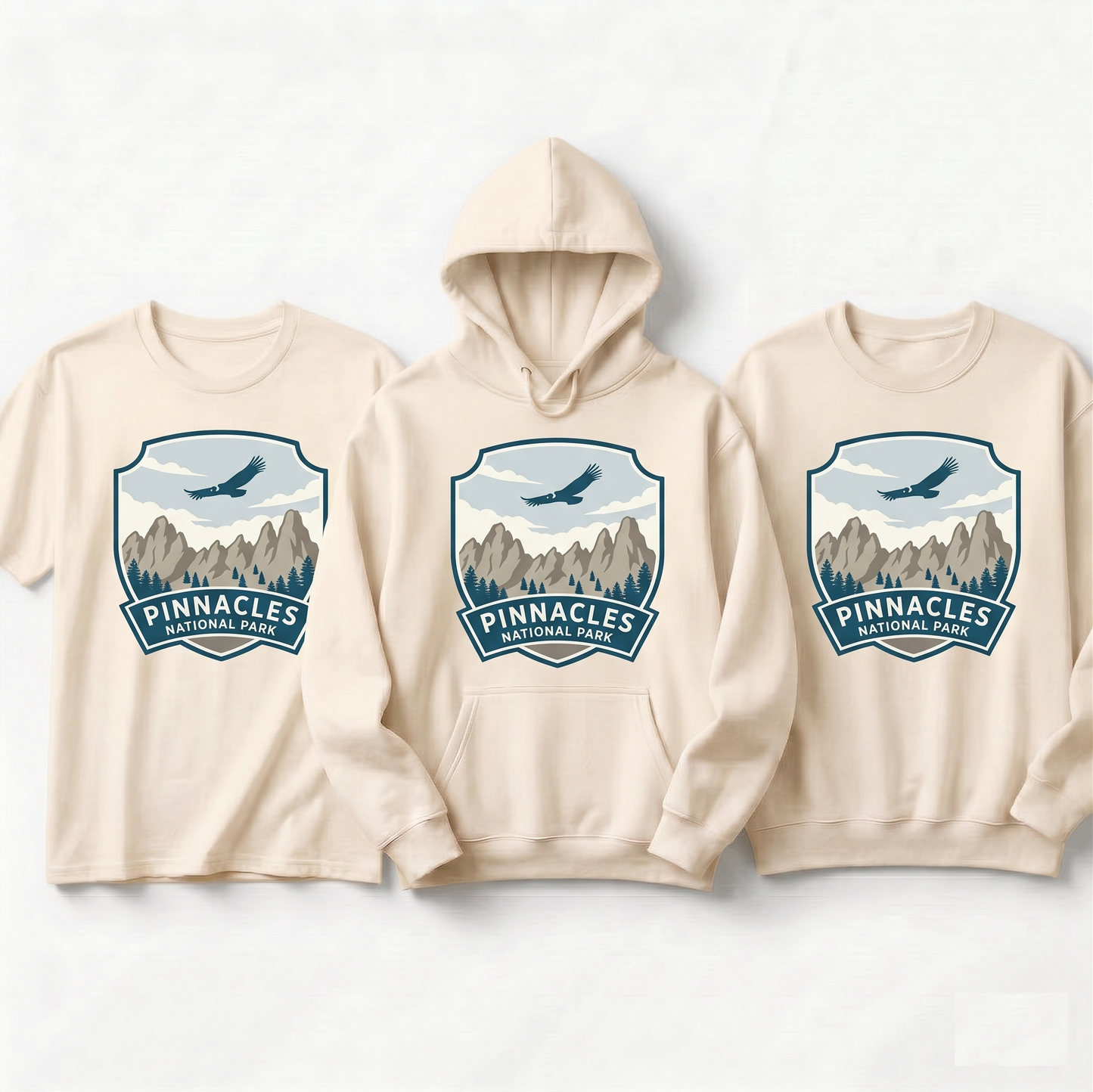 Pinnacles National Park Shirt, Vintage California Condor Hoodie, Custom Rock Climbing Sweatshirt, Retro National Park Gift, Adventure Tee