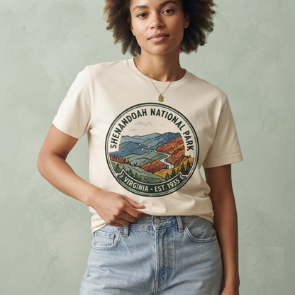 Custom Shenandoah National Park Shirt Vintage Nature Sweatshirt Personalized Virginia Hoodie Retro Hiking T-Shirt