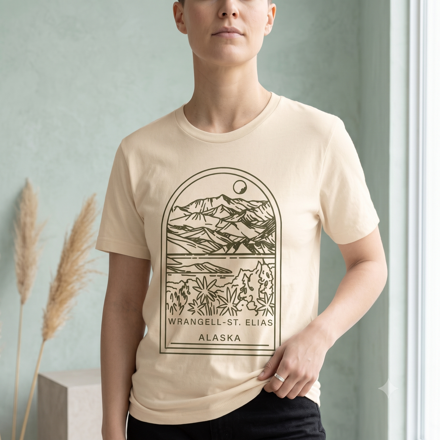 Custom Wrangell St Elias Shirt, Alaska Mountain Sweatshirt, Personalized Nature Hoodie