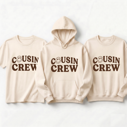 Custom Cousin Crew Shirt, Matching Family Vacation 2026 Hoodie, Personalized Family Reunion Sweatshirt, Cousin Trip Matching Outfits