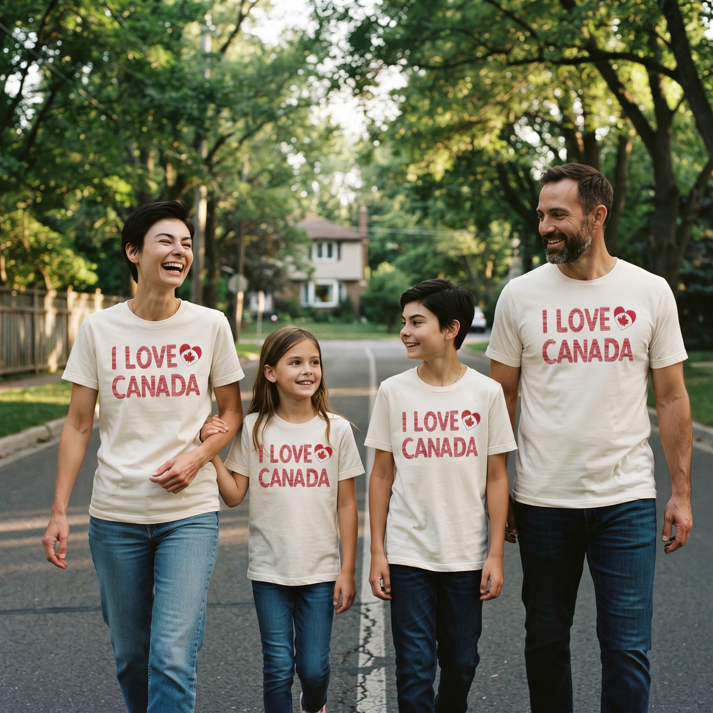 I Love Canada Shirt, Canadian Flag Heart Hoodie, Personalized Maple Leaf Sweatshirt
