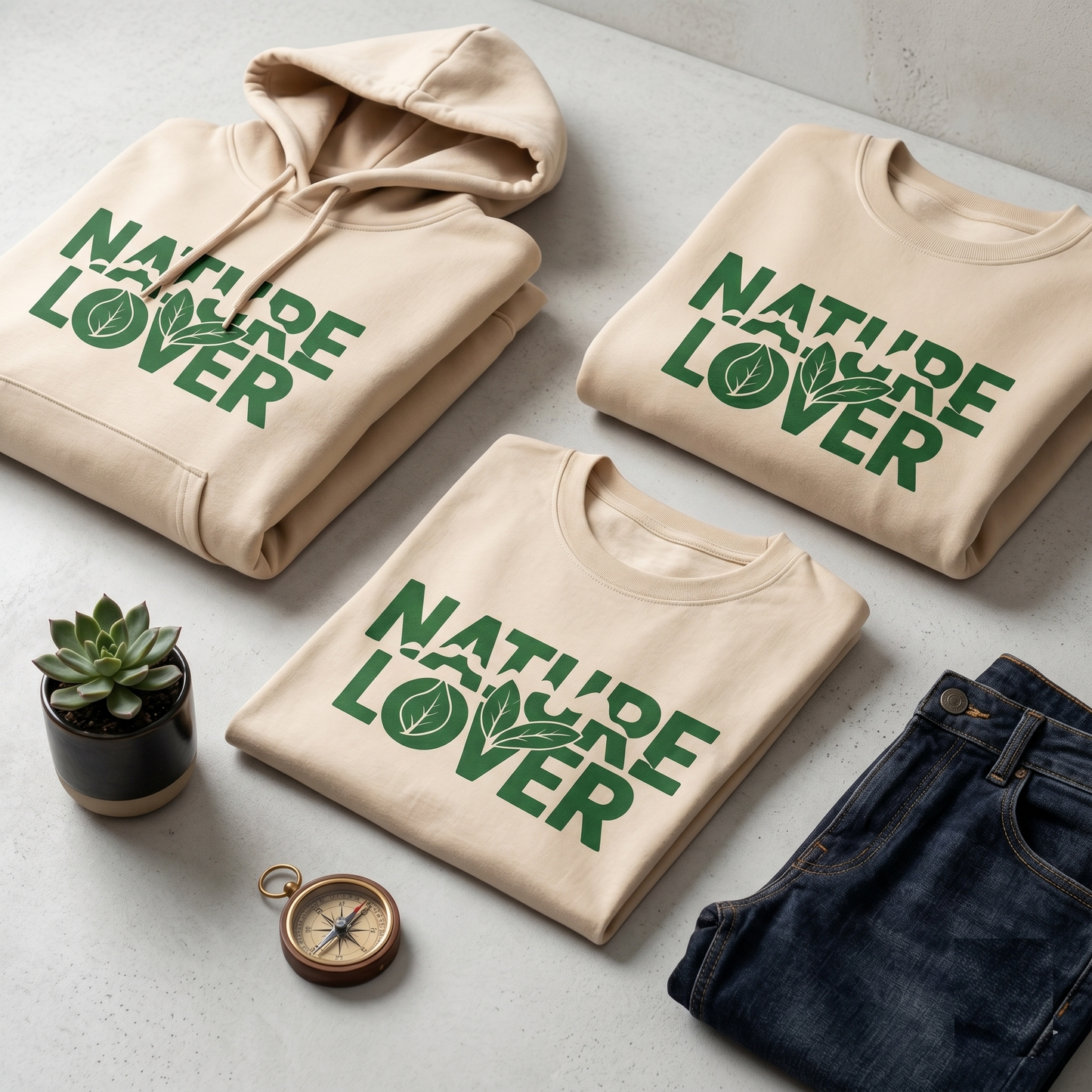 Custom Nature Lover Shirt, Personalized Hiking Hoodie, Matching Outdoor Adventure Sweatshirt, Eco Friendly Gift, Botanical Leaf Tee