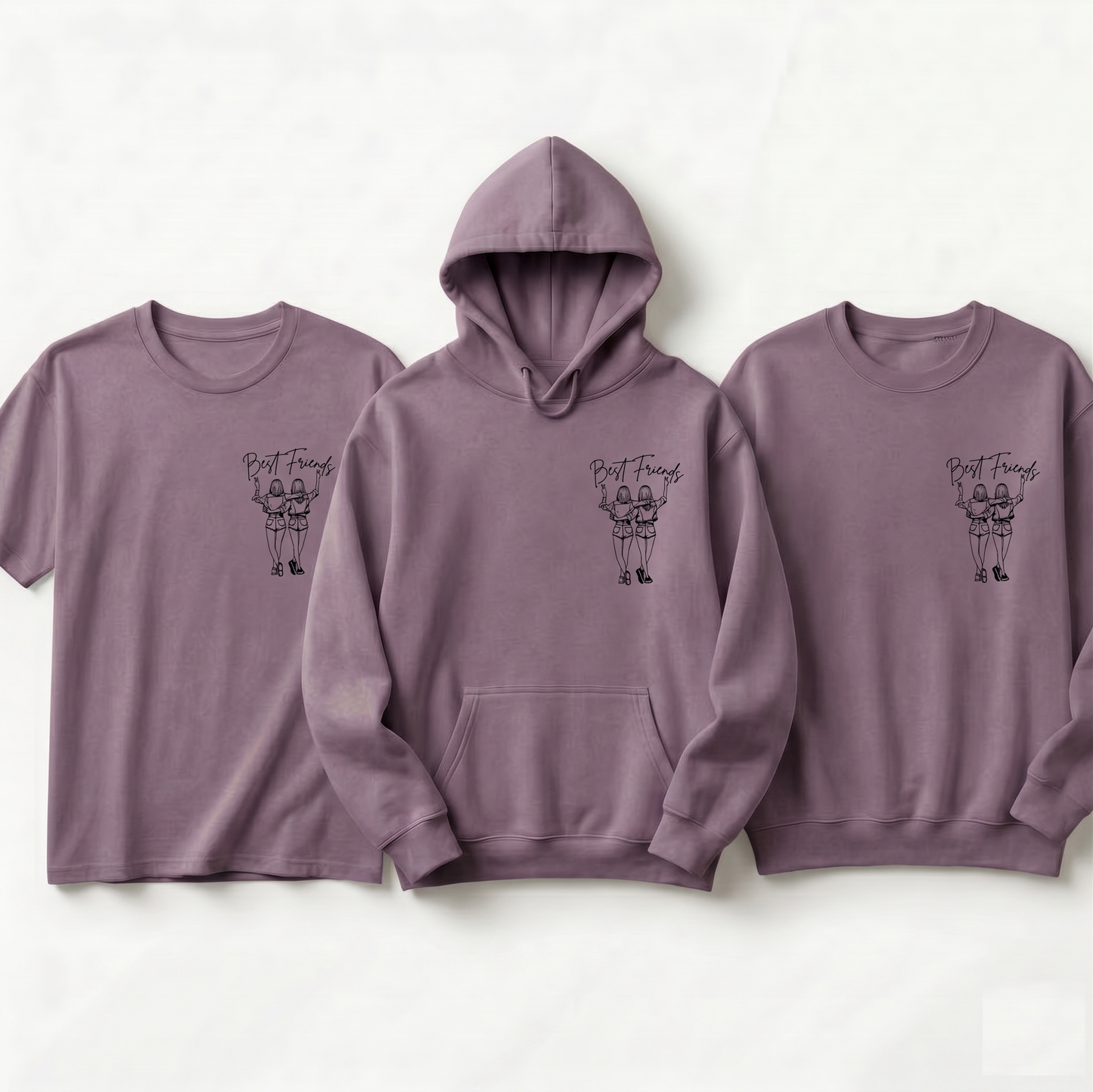 Custom Friends Shirt, Matching Bestie Hoodie, Vacation Apparel, Volleyball Graphic Tee