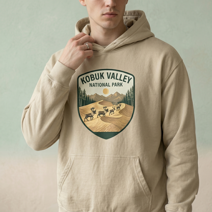 Kobuk Valley National Park Shirt, Alaska Caribou Hoodie, Vintage Sand Dunes Sweatshirt, Custom Alaska Nature Gift, National Park Apparel