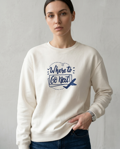 Custom Travel Sweatshirt, Wanderlust Adventure Hoodie, Personalized Vacation Apparel