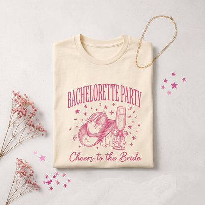 Cowgirl Bachelorette Party Shirt, Western Bridal Hoodie, Cheers Bride Sweatshirt