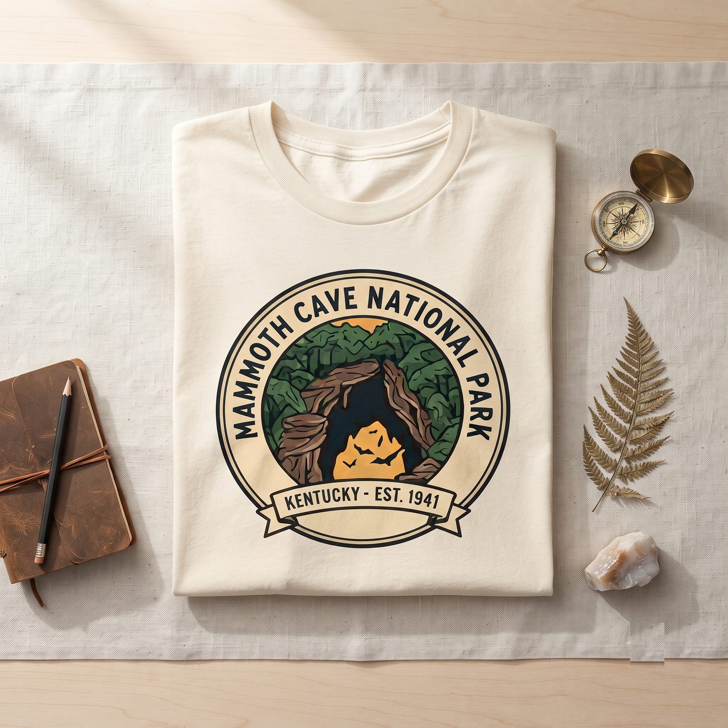 Mammoth Cave National Park Retro T-Shirt: Kentucky Est. 1941 Adventure Apparel