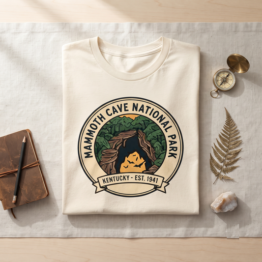 Mammoth Cave National Park Retro T-Shirt: Kentucky Est. 1941 Adventure Apparel