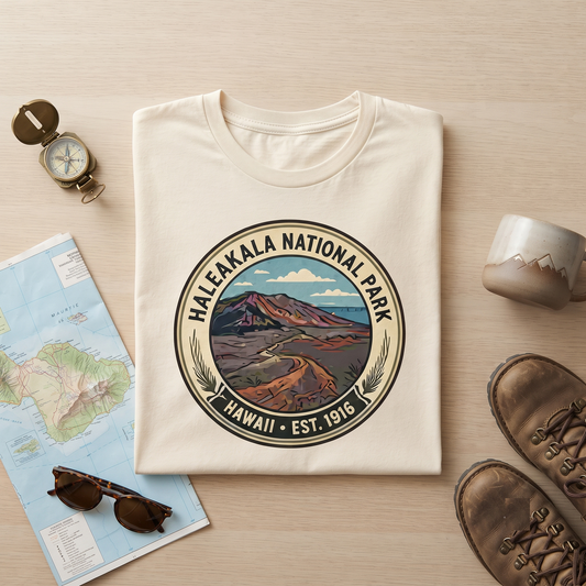 Custom Haleakala National Park Shirt Vintage Nature Sweatshirt Personalized Hawaii Hoodie Retro Volcano T-Shirt