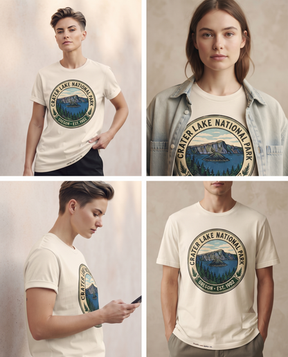 Custom Crater Lake National Park Shirt, Retro Oregon Sweatshirt, Vintage Hoodie