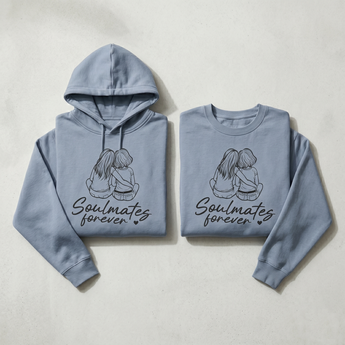 Custom Soulmate Friends T-Shirt, Hoodie, Sweatshirt, Minimalist Line Art Apparel