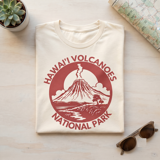 Hawaii Volcanoes National Park Shirt, Vintage National Park Sweatshirt, Personalized Hawaii Vacation Hoodie, Retro Nature Aesthetic Tee