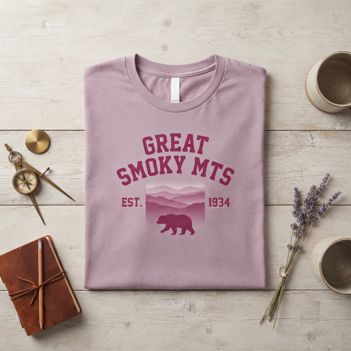 Custom Smoky Mountains Bear Shirt, Retro National Park Hoodie, Vintage Sweatshirt