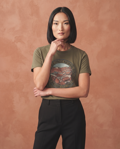 Petrified Forest National Park Arizona Retro T-Shirt (Est. 1962)
