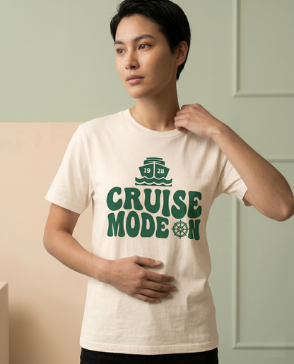 Custom Cruise Mode On Shirt, Matching Family Cruise Hoodie, Personalized Group Vacation Sweatshirt, Ship Life Tee, Nautical Trip Gift