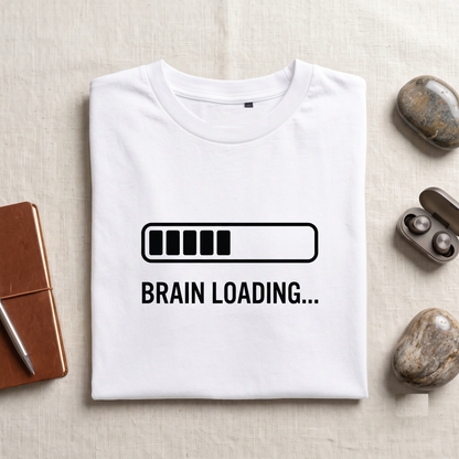 Brain Loading Shirt, Funny Tech T-shirt, Custom Loading Bar Sweatshirt, Gamer Hoodie, Personalized Funny Tee
