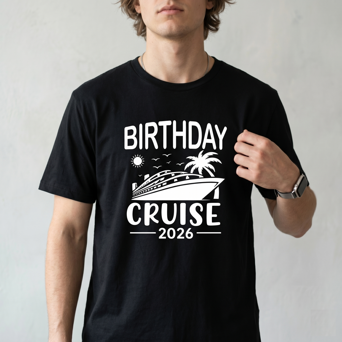 Custom Birthday Cruise 2026 Shirt, Personalized Family Cruise Hoodie, Matching Birthday Squad Sweatshirt, Ship Life Birthday Gift