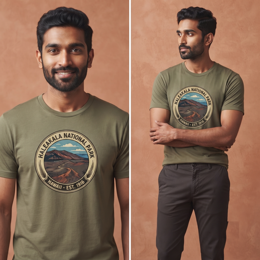 Custom Haleakala National Park Shirt Vintage Nature Sweatshirt Personalized Hawaii Hoodie Retro Volcano T-Shirt