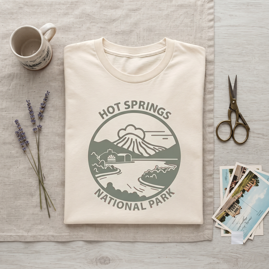 Hot Springs National Park Shirt | Vintage Nature Hoodie | Retro Mountain Sweatshirt | Personalized National Park T-Shirt