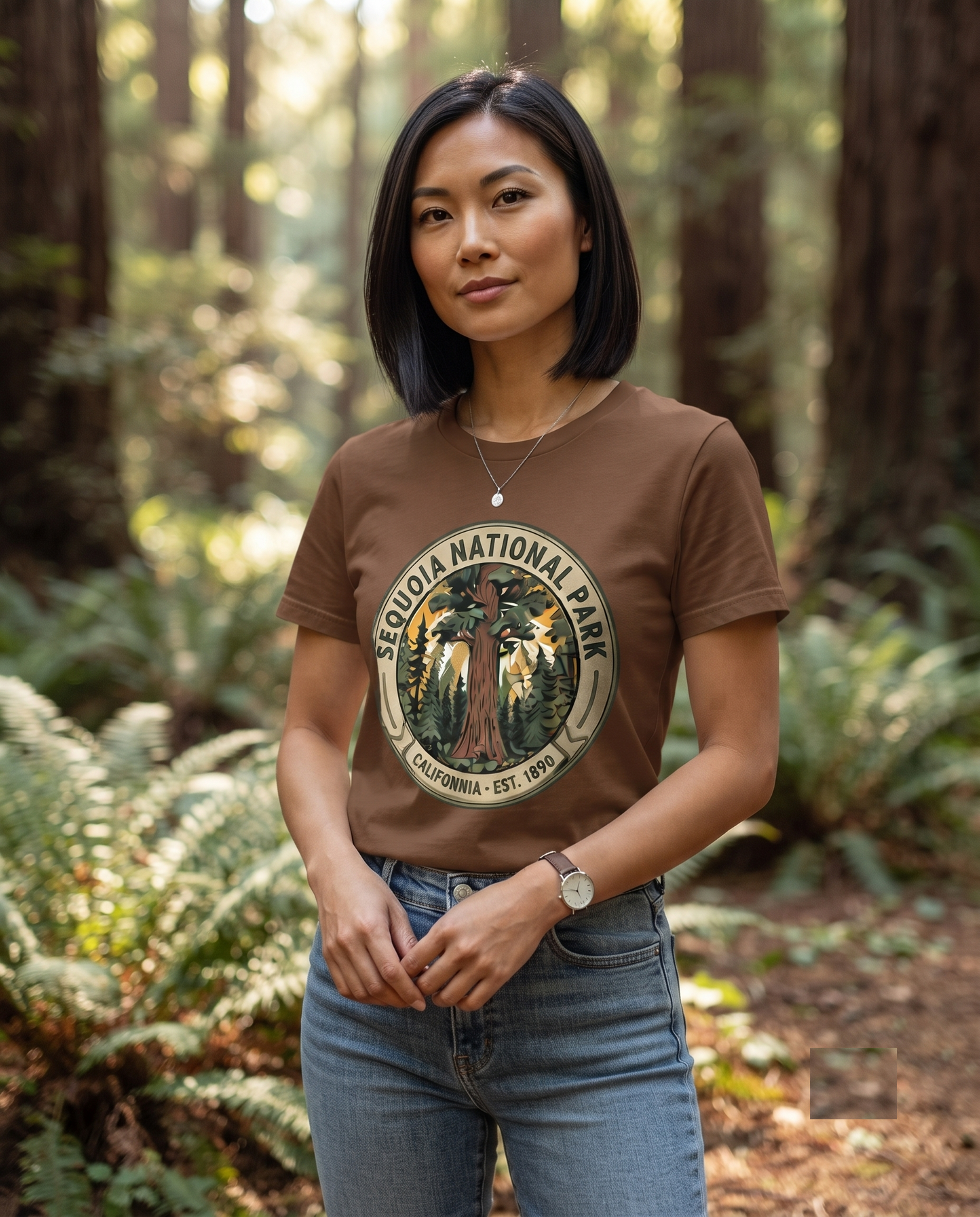 Custom Sequoia National Park Shirt, Retro California Sweatshirt, Vintage Redwood Hoodie, Personalized Nature Gift