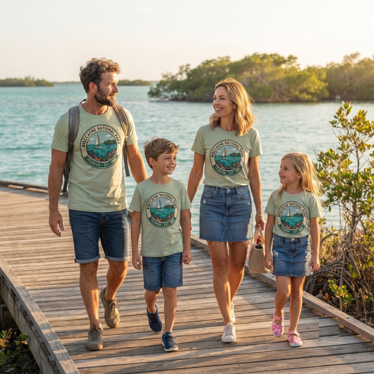Custom Biscayne National Park Shirt, Retro Florida Sweatshirt, Vintage Sailing Hoodie, Personalized Ocean Gift