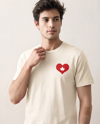 Custom Canada Heart Shirt, Maple Leaf Sweatshirt, Canada Day Hoodie, Personalized Souvenir Tee