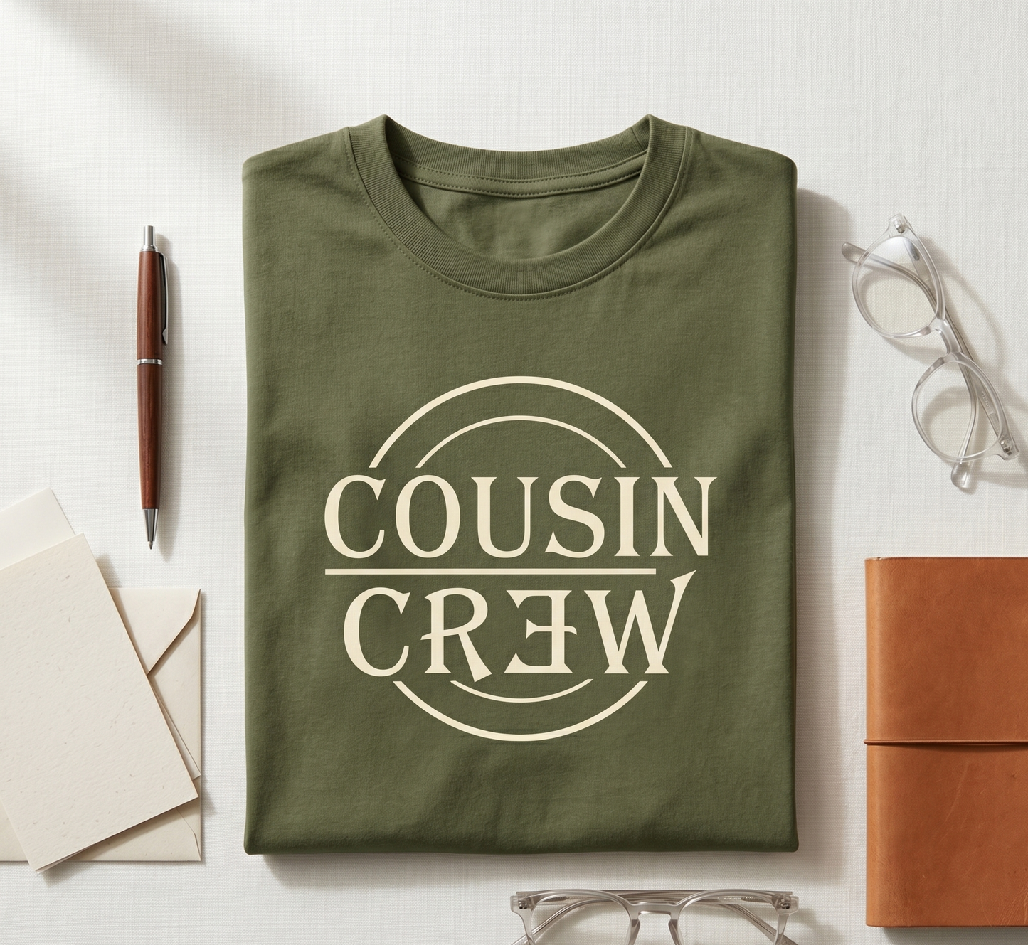 Custom Cousin Crew Shirt, Minimalist Matching Family Hoodie, Personalized Family Vacation Sweatshirt, Collegiate Cousin Trip Outfits