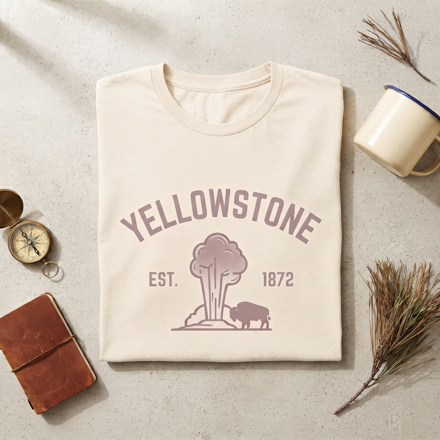 Custom Yellowstone Shirt, Vintage Yellowstone Sweatshirt, Retro Geyser Hoodie, Customized National Park Tshirt