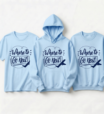 Custom Travel Sweatshirt, Wanderlust Adventure Hoodie, Personalized Vacation Apparel