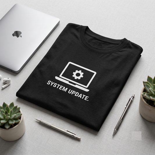 System Update Shirt, Funny Tech T-shirt, Custom Laptop Sweatshirt, Programmer Hoodie, Personalized IT Tee