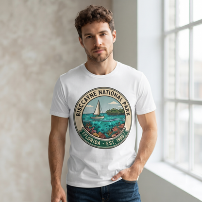 Custom Biscayne National Park Shirt, Retro Florida Sweatshirt, Vintage Sailing Hoodie, Personalized Ocean Gift