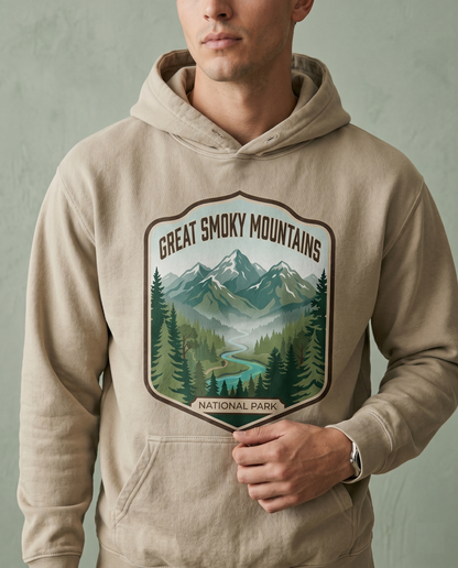 Great Smoky Mountains National Park Shirt, Smoky Mountains Hoodie, Vintage NC TN Mountain Sweatshirt, Custom Appalachian Trail Gift