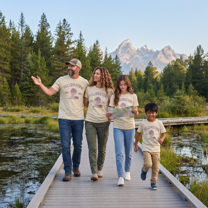 Custom Yellowstone Shirt, Vintage Yellowstone Sweatshirt, Retro Geyser Hoodie, Customized National Park Tshirt