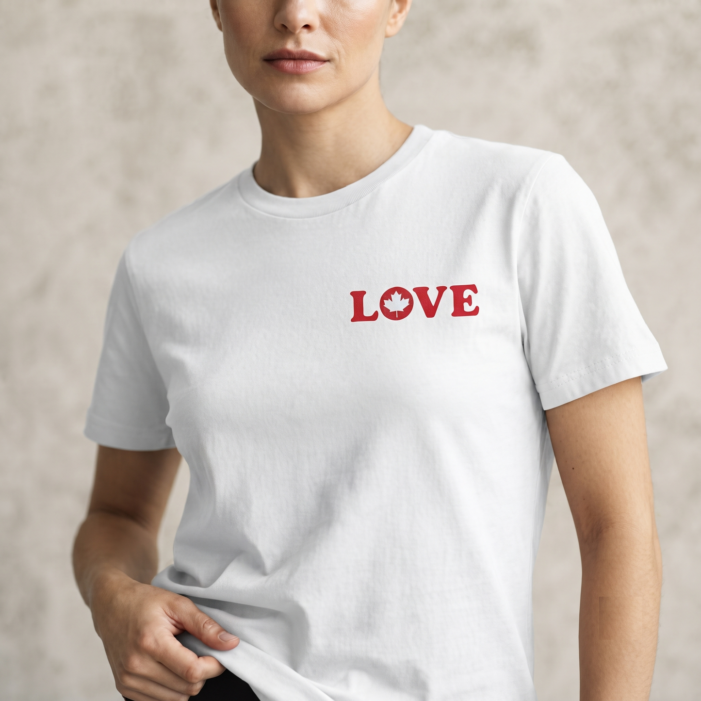 Custom Canada Love Shirt, Minimalist Maple Leaf Hoodie, Personalized Apparel