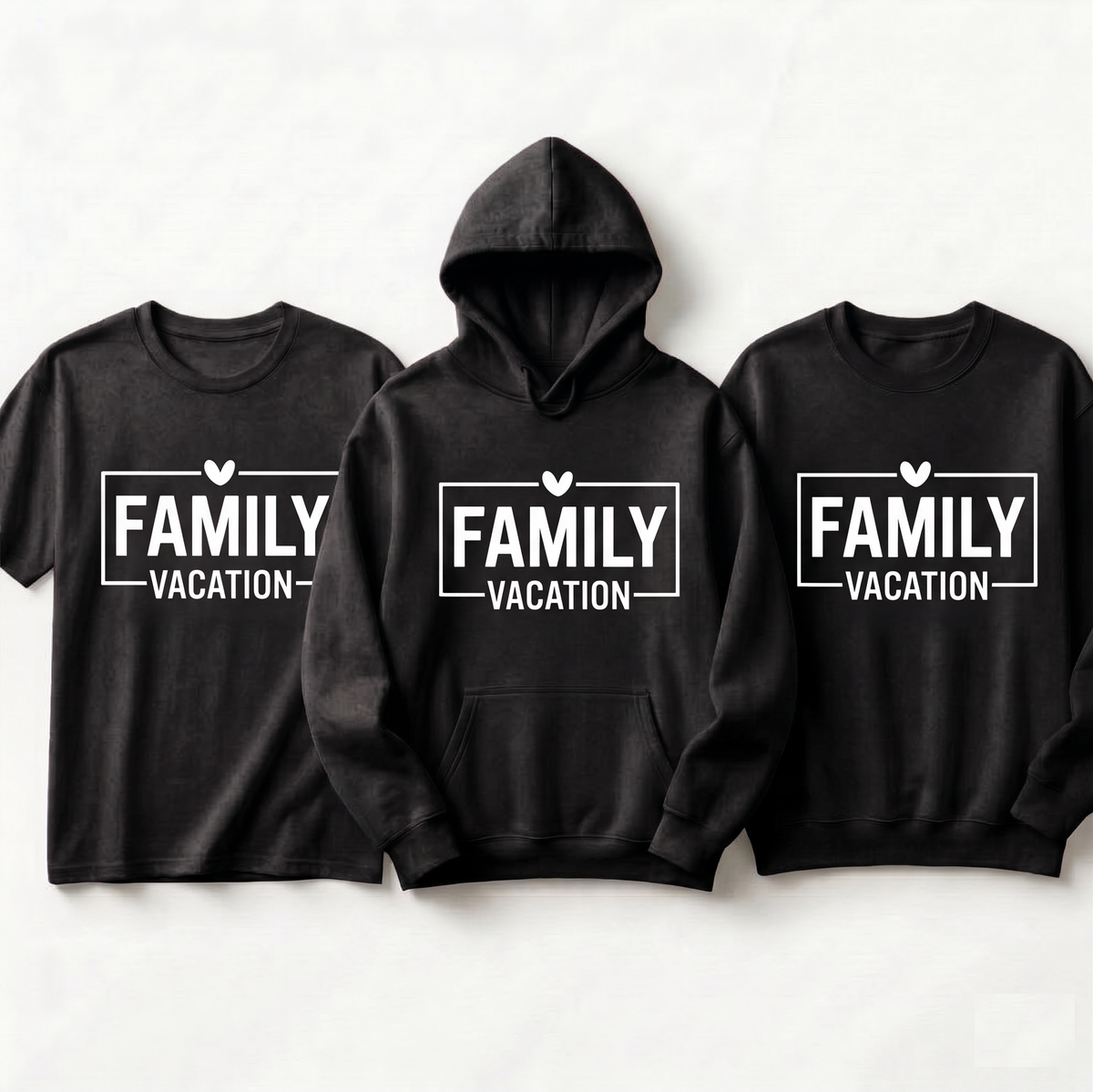 Custom Family Vacation Shirts 2026, Minimalist Family Trip Hoodie, Matching Family Vacation Crewneck, Custom Family Reunion Sweatshirt