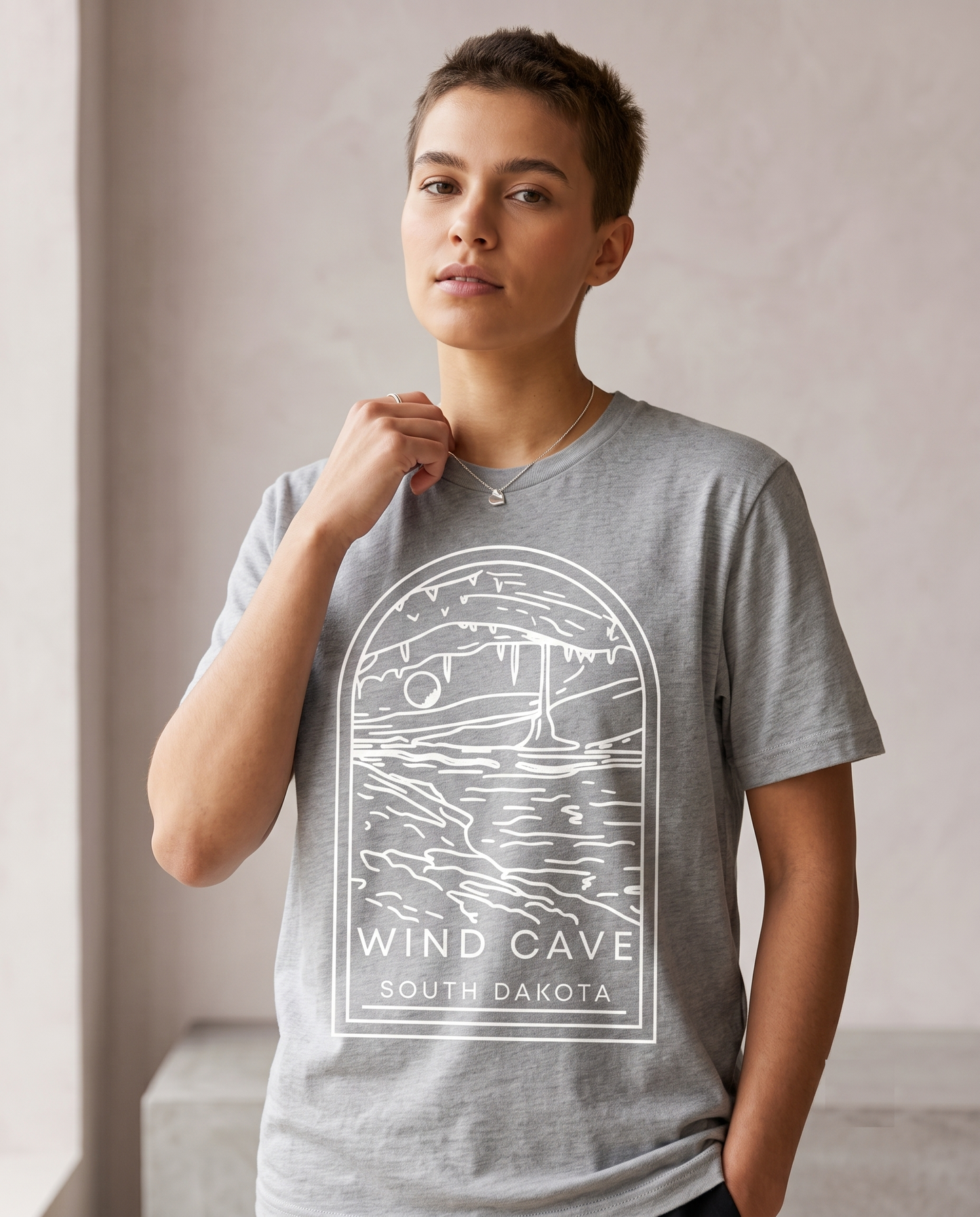 Custom Wind Cave National Park Shirt, Vintage South Dakota Sweatshirt, Minimalist Nature Hoodie