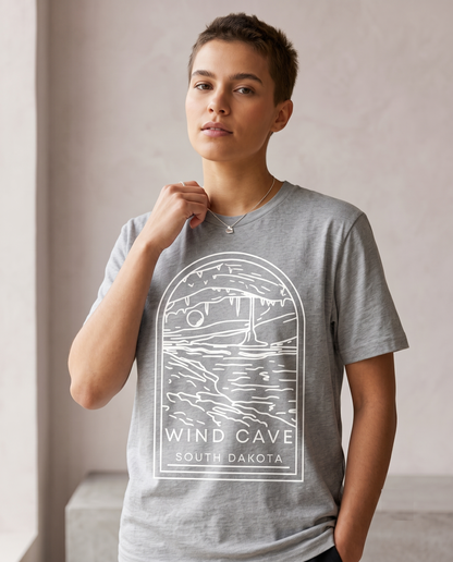 Custom Wind Cave National Park Shirt, Vintage South Dakota Sweatshirt, Minimalist Nature Hoodie