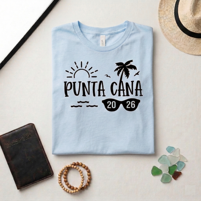 Punta Cana 2026 Sweatshirt, Dominican Republic Beach Vacation Crewneck