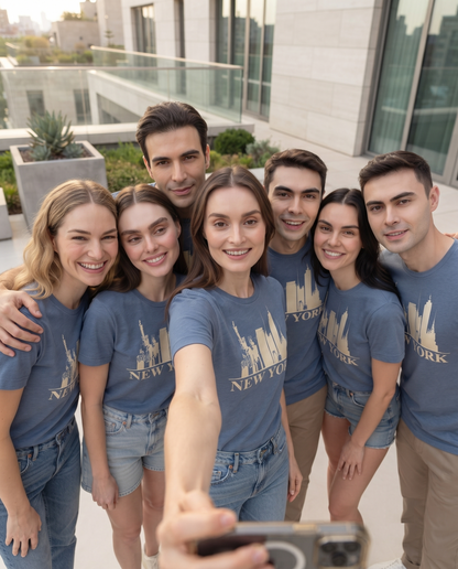 New York Skyline Shirt, NYC T-shirt, Custom New York Sweatshirt, New York Hoodie, Personalized City Skyline