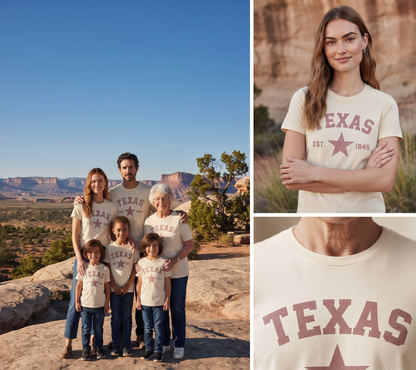 Custom Texas Star Varsity T-Shirt, Retro Lone Star Hoodie, Personalized Apparel