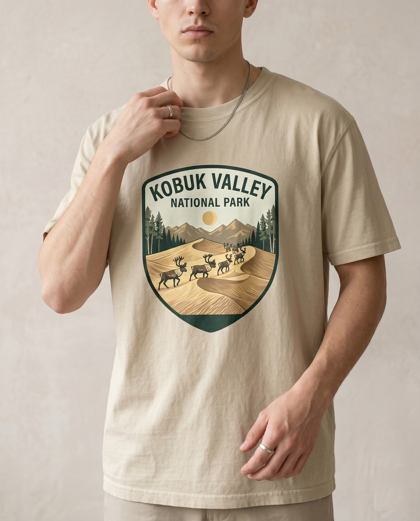 Kobuk Valley National Park Shirt, Alaska Caribou Hoodie, Vintage Sand Dunes Sweatshirt, Custom Alaska Nature Gift, National Park Apparel