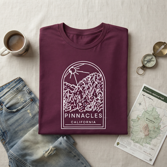 Custom Pinnacles Shirt, Vintage National Park Sweatshirt, California Hoodie, Personalized Mountain Souvenir T-shirt
