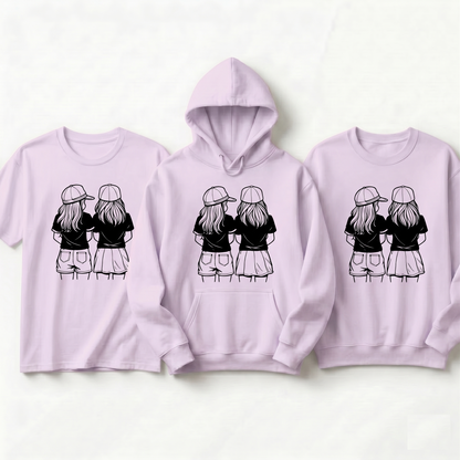 Custom I'd Take A Bullet For You Hoodie, Personalized Bestie T-Shirt, Funny Friendship Sweatshirt, Girl Squad Apparel