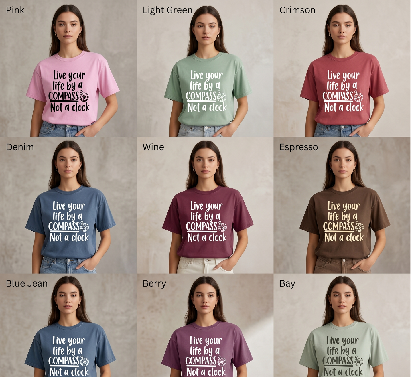Compass Hoodie, Inspirational Adventure Sweatshirt, Custom Quote Apparel, Graduation Gift