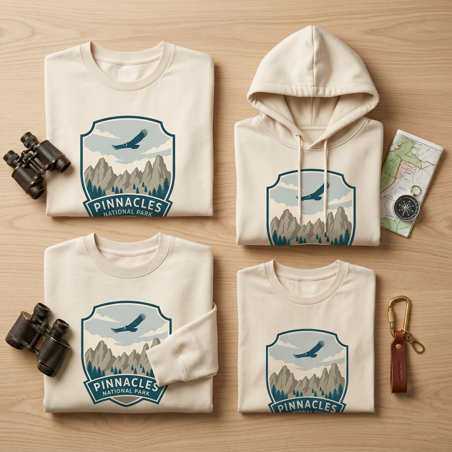 Pinnacles National Park Shirt, Vintage California Condor Hoodie, Custom Rock Climbing Sweatshirt, Retro National Park Gift, Adventure Tee