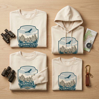 Pinnacles National Park Shirt, Vintage California Condor Hoodie, Custom Rock Climbing Sweatshirt, Retro National Park Gift, Adventure Tee