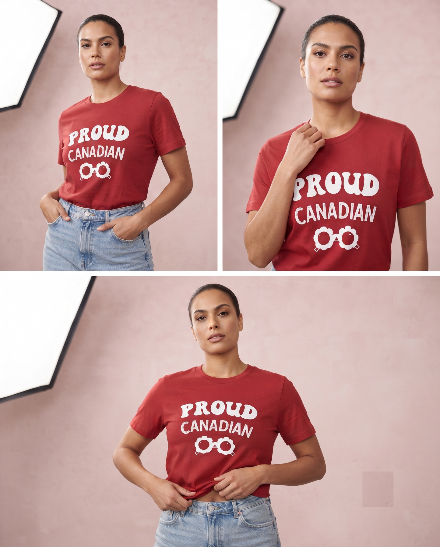 Proud Canadian Shirt, Custom Retro Canada Sweatshirt, Groovy Sunglasses Hoodie, Personalized Canada Day Tee